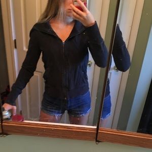 VINTAGE calvin klein zip up collar sweatshirt